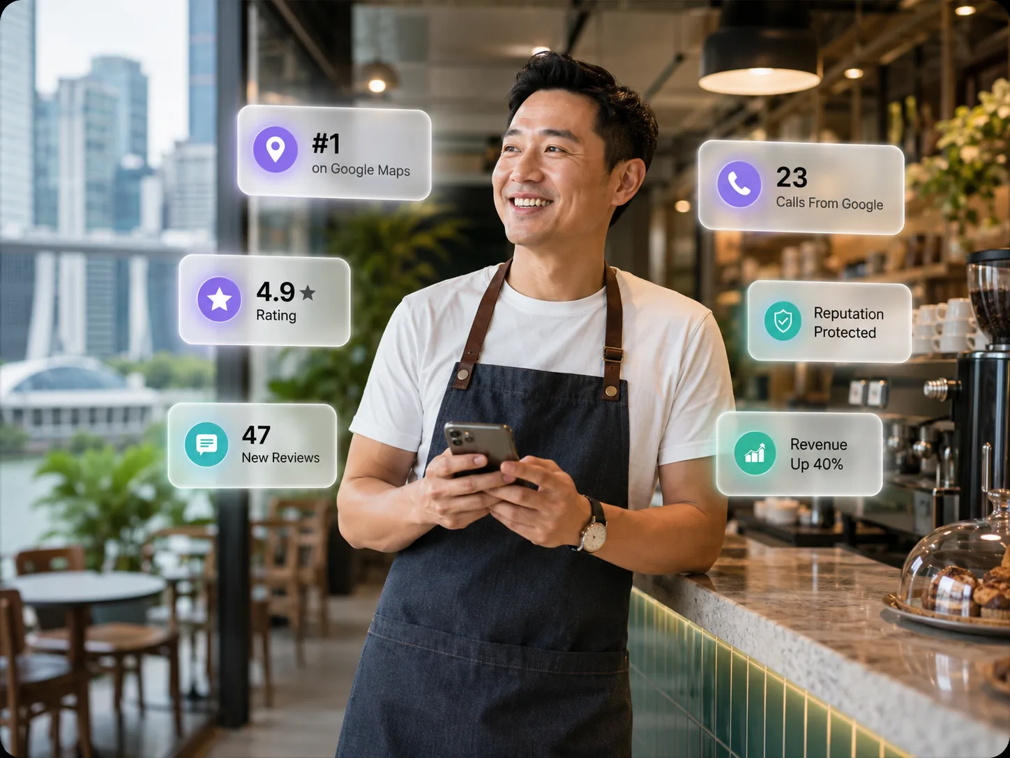 Singapore SMB owner growing their business with Epicware