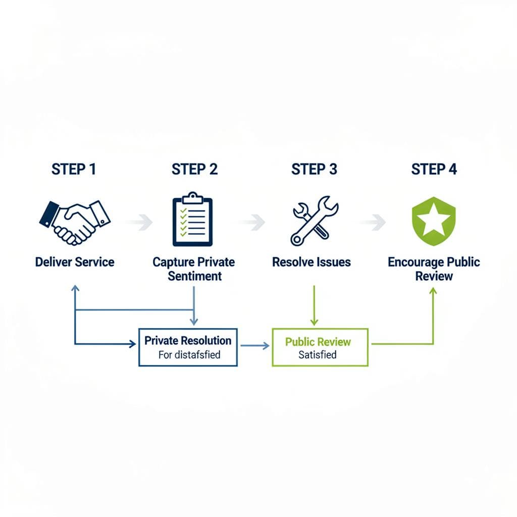 Customer Feedback System — Private vs Public Reviews